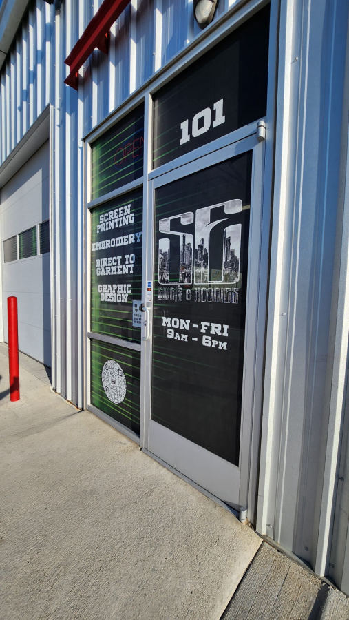 SE Shirts and Hoodies storefront, unit 101